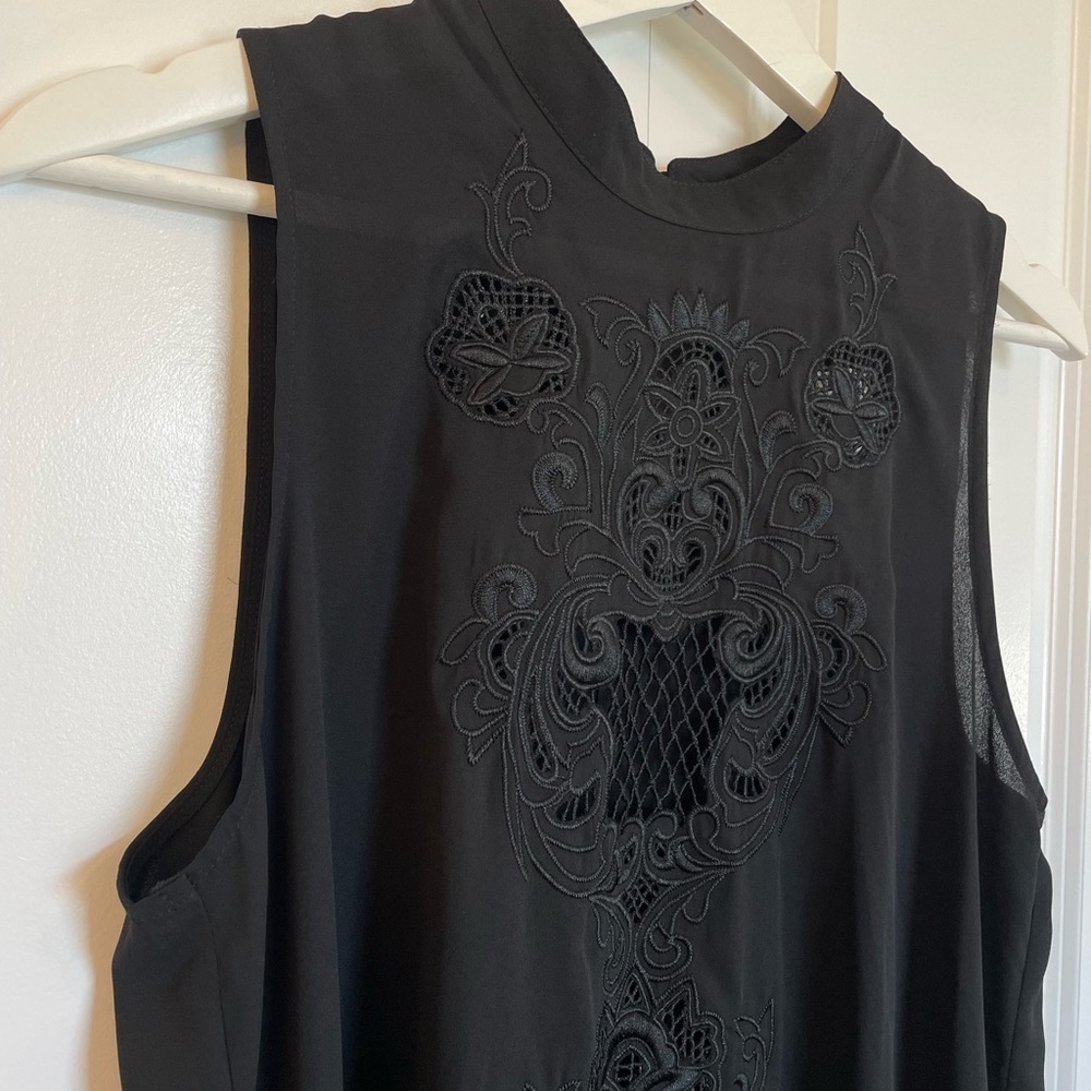 Bar III High Low Black Tunic - Picture 2 of 10